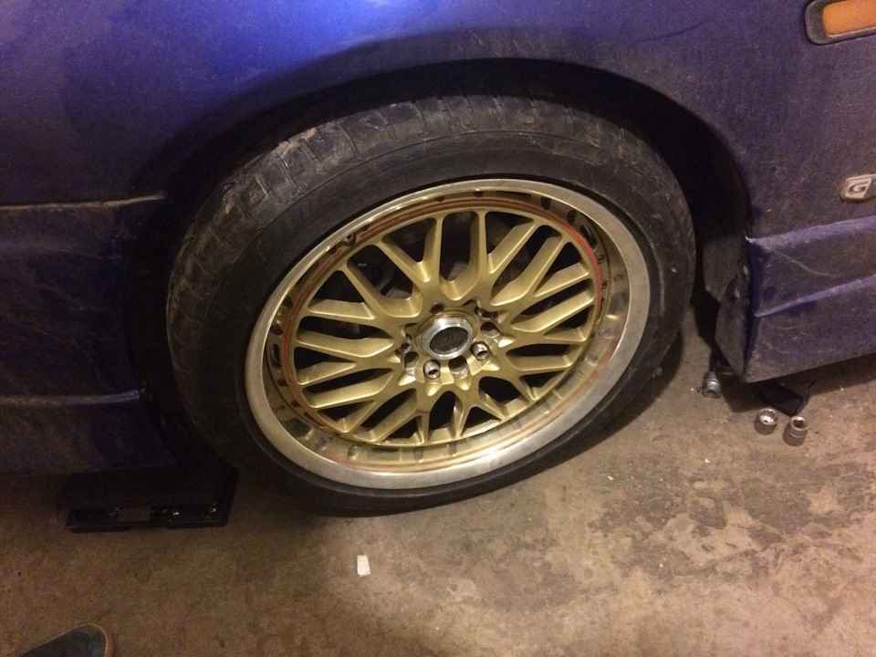 Новые колёса VOLK RAYS🤤 — Nissan Skyline (R33), 2 л, 1995 года ...