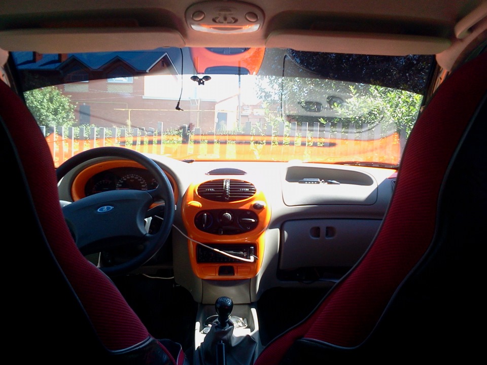 Обтяжка панели:) — Lada Калина хэтчбек, 1,6 л, 2010 года | стайлинг ...