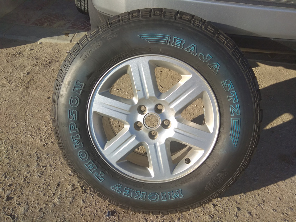 😎 Полный переход на АТ резину 245/70 R17! Запаска в теме — Land Rover ...