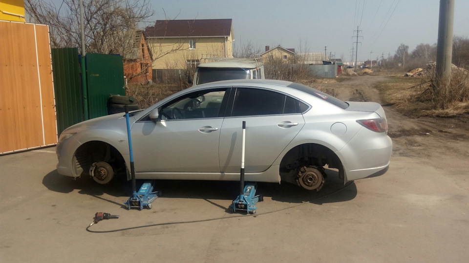 Ай белив, ай кен флай) — Mazda 6 (2G) GH, 1,8 л, 2007 года | шины | DRIVE2