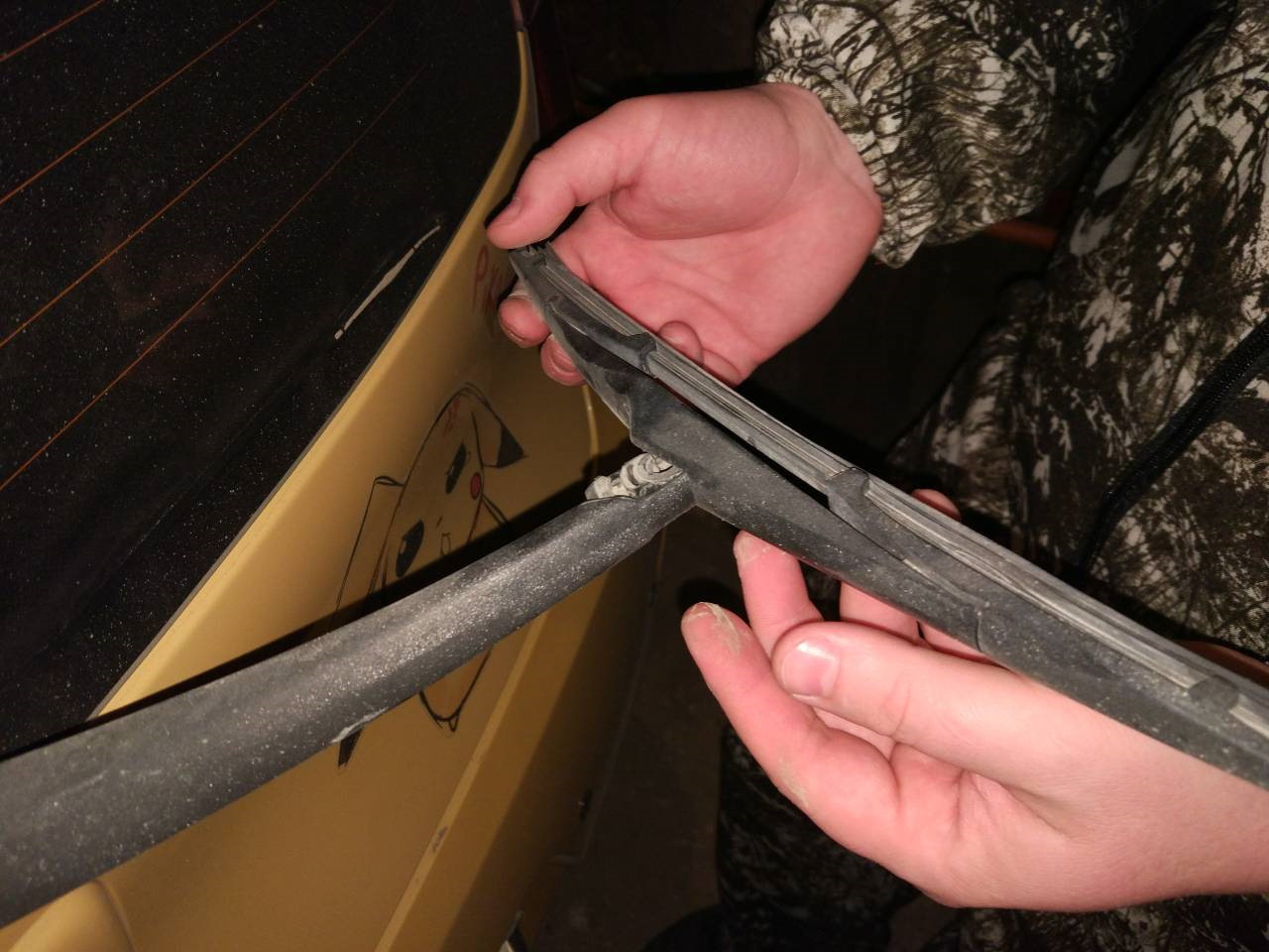 Замена заднего дворника - KIA Sorento (2G), 2,4 л, 2014 года запчасти DRIVE2