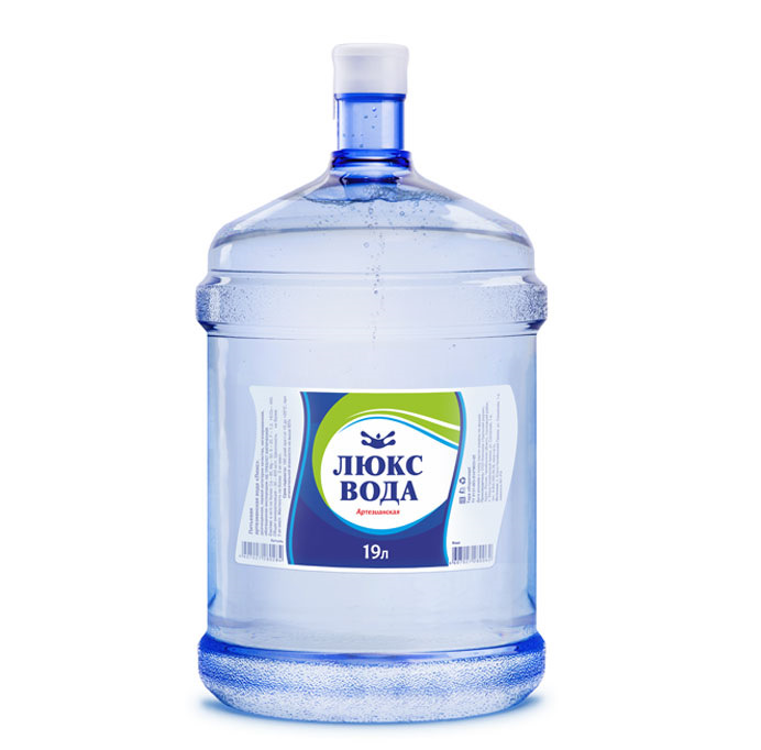 Вода 19 литров казань. Бутыль Люкс вода 19л. Люкс вода бутыль 19 литров. Люкс вода этикетка 19 л.