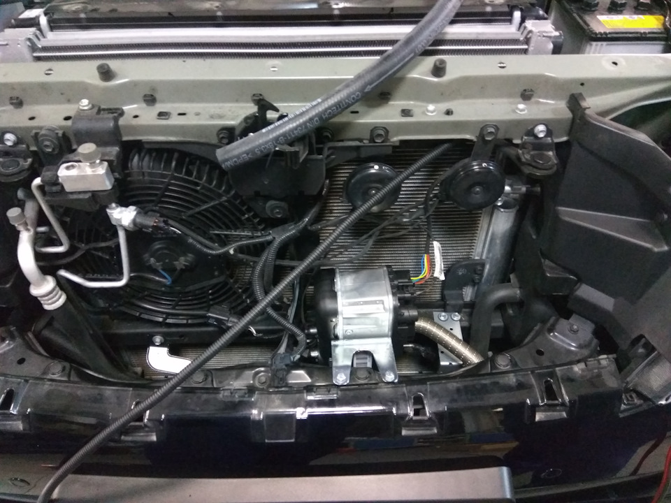 Установка предпускового обогревателя Webasto (Вебасто) в Toyota ...