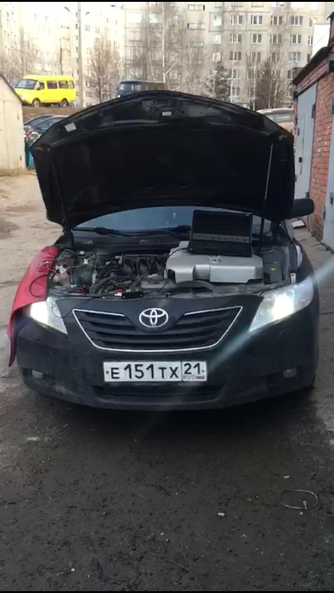Диагностика цепей ГРМ. — Toyota Camry (XV40), 3,5 л, 2008 года | другое ...