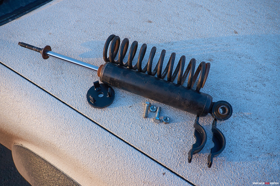 Лифт передней подвески доп пружинами — Great Wall Wingle, 2,2 л, 2014 ...