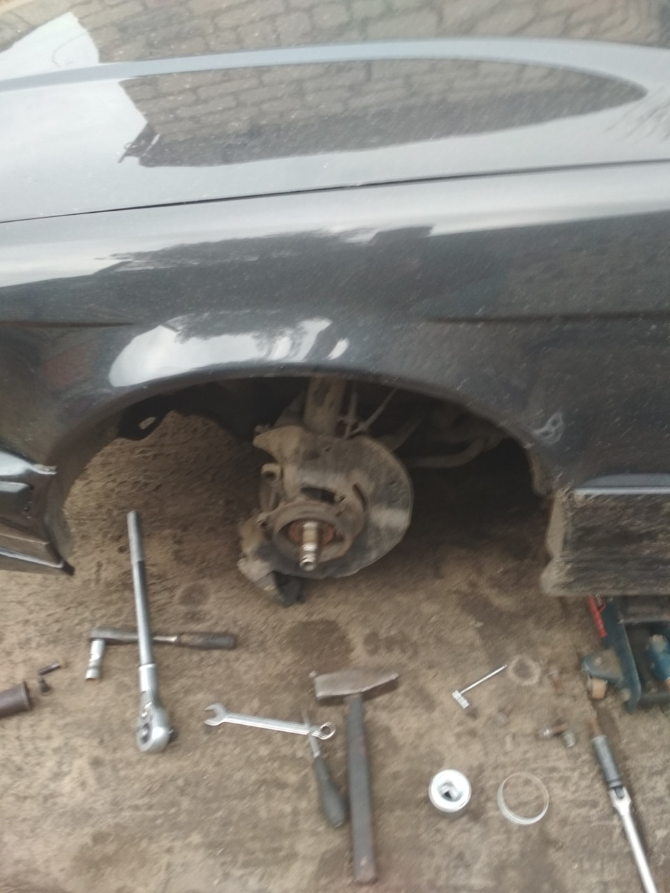 Вибрация при торможении) — BMW 5 series (E34), 4 л, 1993 года | своими ...