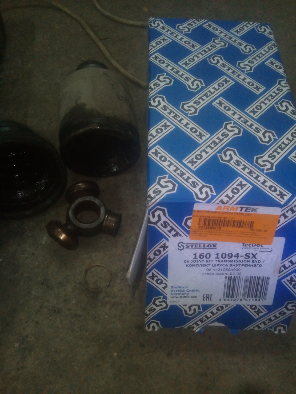 Civic 5D правый внутренний ШРУС замена — DRIVE2