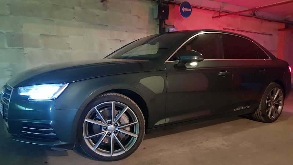 Audi A4 Gottlandgruen Drive2
