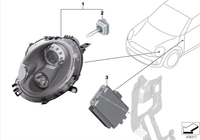 Retrofit kit for MINI COUNTRYMAN R60