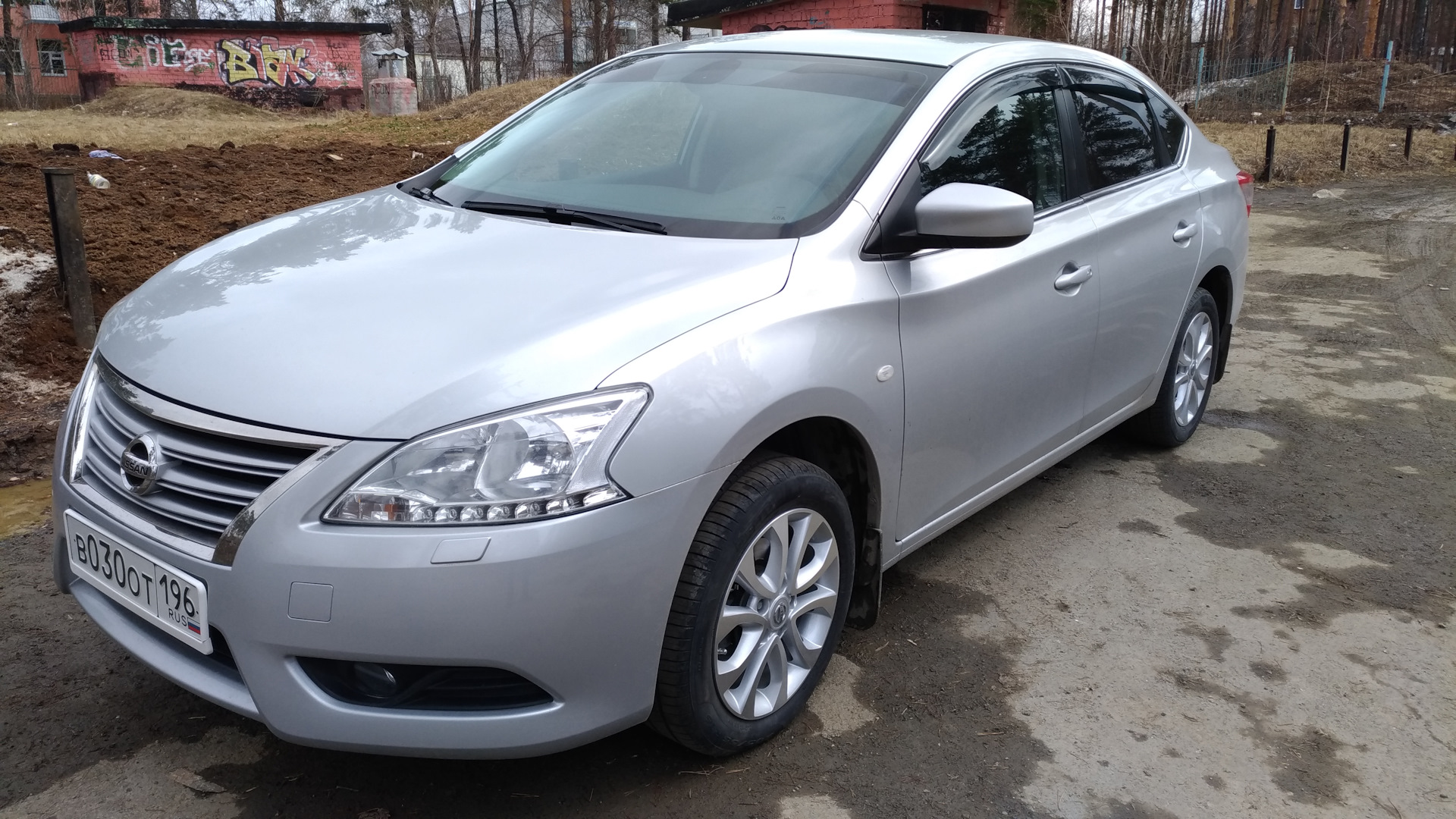 Nissan Sentra (B17) 1.6 бензиновый 2014 | ***Серебристая Блонди*** на DRIVE2