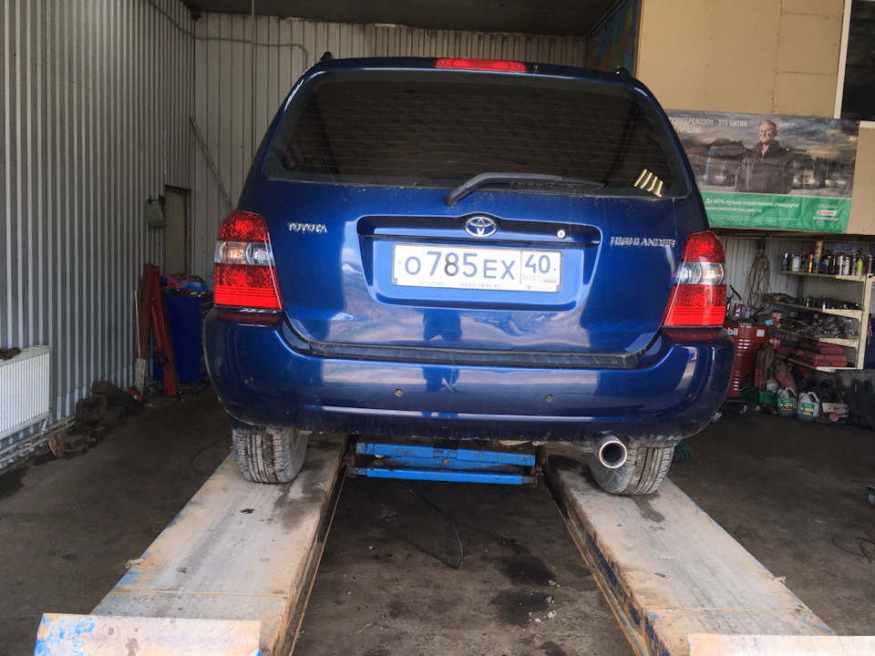 Сход-Развал — Toyota Highlander (XU20), 2,4 л, 2004 года | другое | DRIVE2