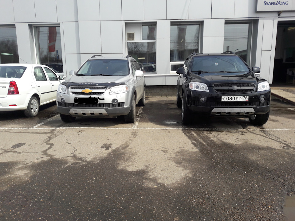 Сравнение клиренса — Chevrolet Captiva (1G), 2,4 л, 2008 года ...