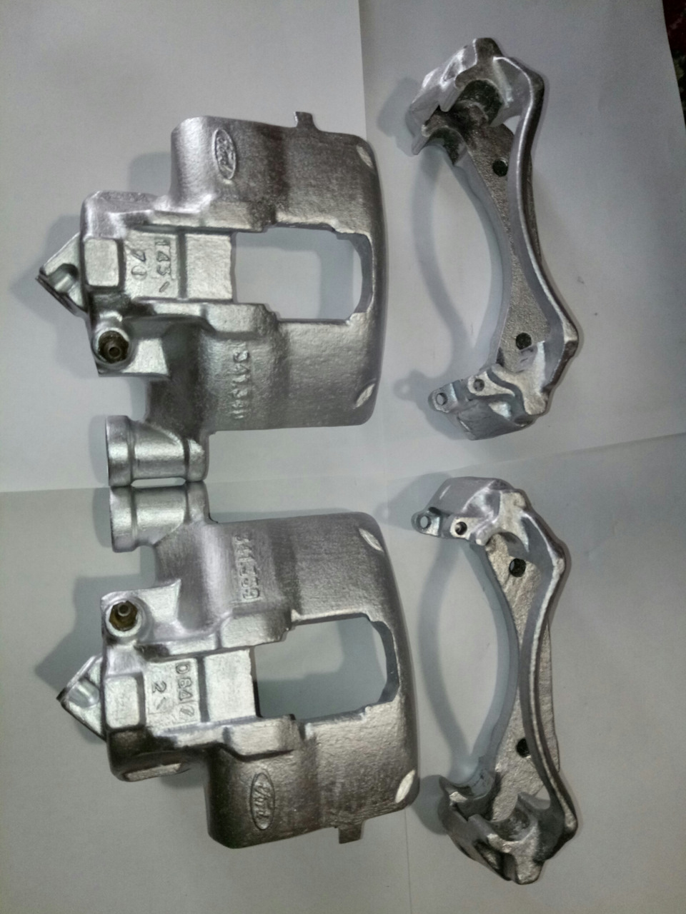 Покраска суппортов Эскорт Мк5 — Ford Escort Mk5, 1,4 л., 1992 года ...