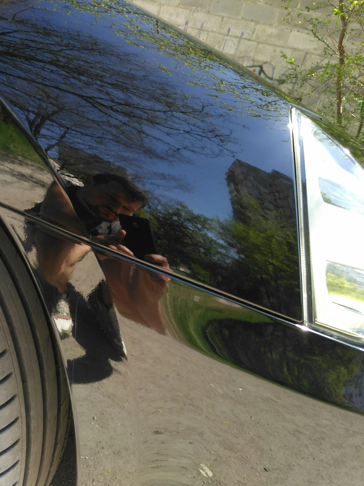 Полироль для черных авто — Mitsubishi Galant (9G), 2,4 л, 2007 года ...