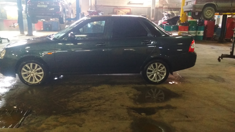 Развал/схождение. Общий вид с пружинами технорессор +20 — Lada Приора ...