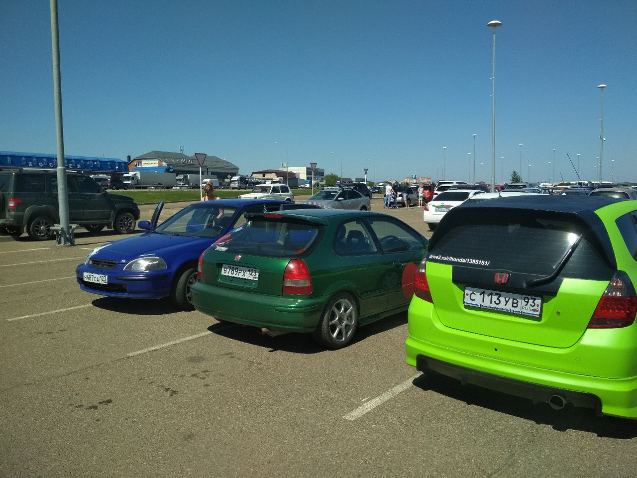 Поездка на DBS OZ mall Краснодар — Honda Civic Hatchback (6G), 1,4 л ...