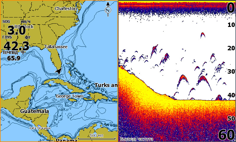 Карта россии lowrance