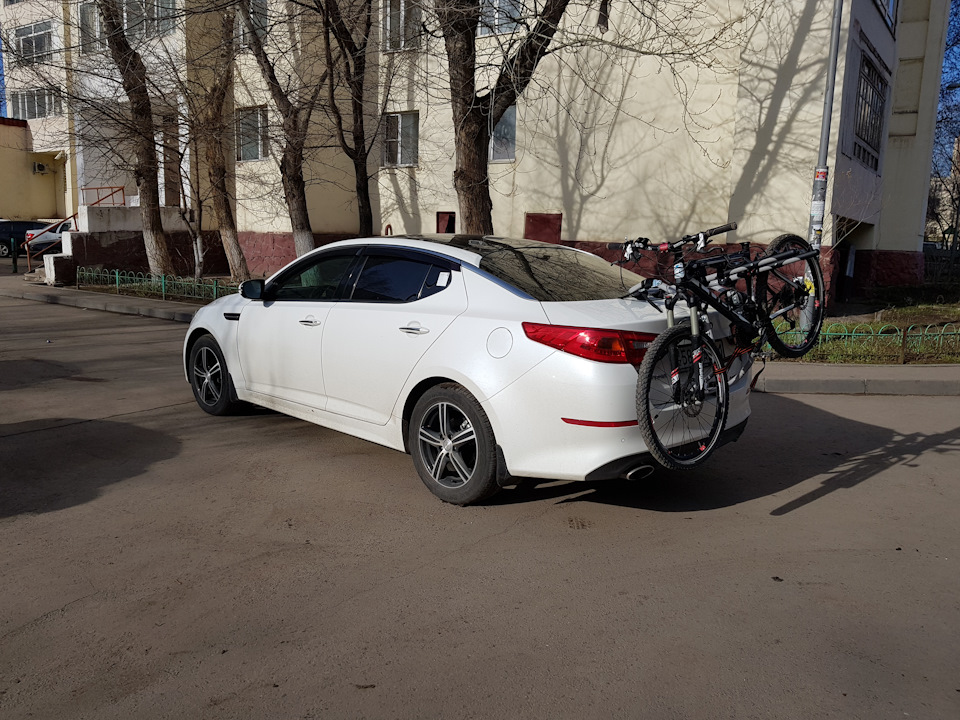 Kia optima on sale bike rack