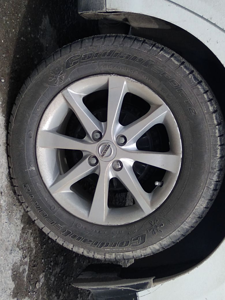 Хотел покрасить задние барабаны, а пришлось ещё и переобуться😀 — Nissan ...