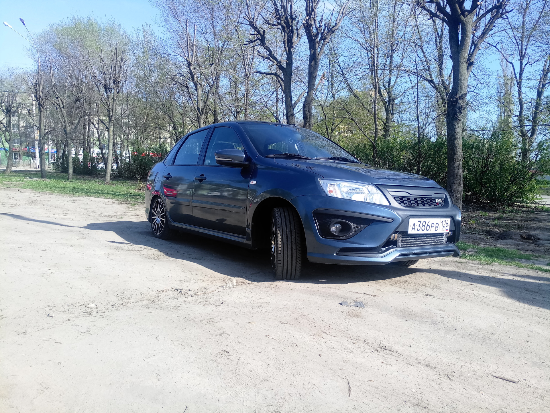 Лето. Стрит. — Lada Granta Sport, 1,6 л, 2014 года | шины | DRIVE2