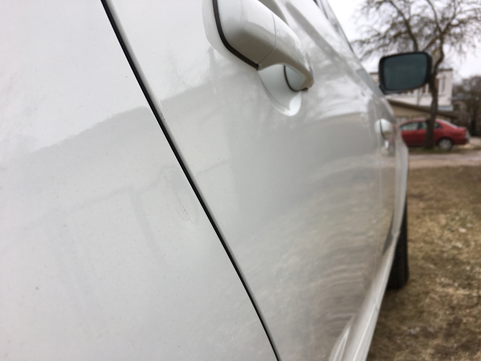 Удаление вмятины на кузове без покраски — Volvo XC60 (1G), 2 л, 2014 ...