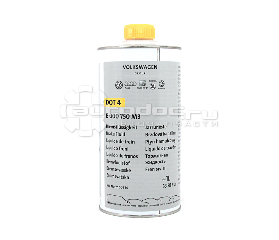 B000750M3 Жидкость тормозная 1L DOT4 / VAG | Запчасти на DRIVE2