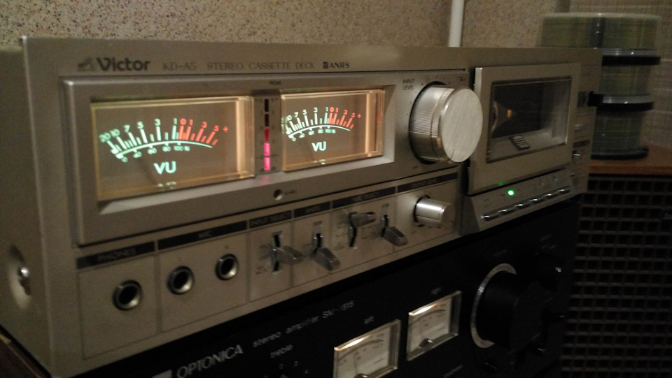 VICTOR ビクター カセットデッキ KD-A5 昭和レトロ通電のみ(A40)