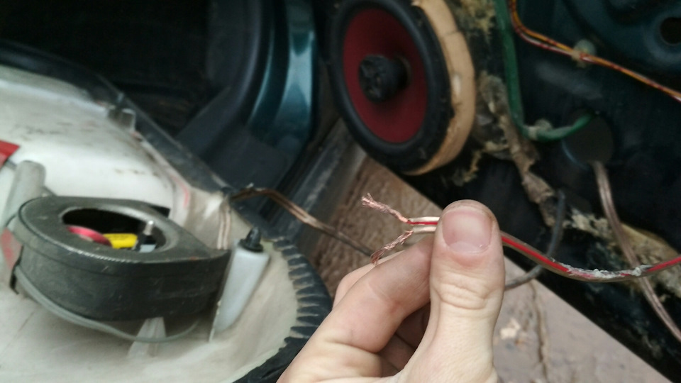Провода на колонки — Honda Civic (6G), 1,5 л, 1998 года | автозвук | DRIVE2
