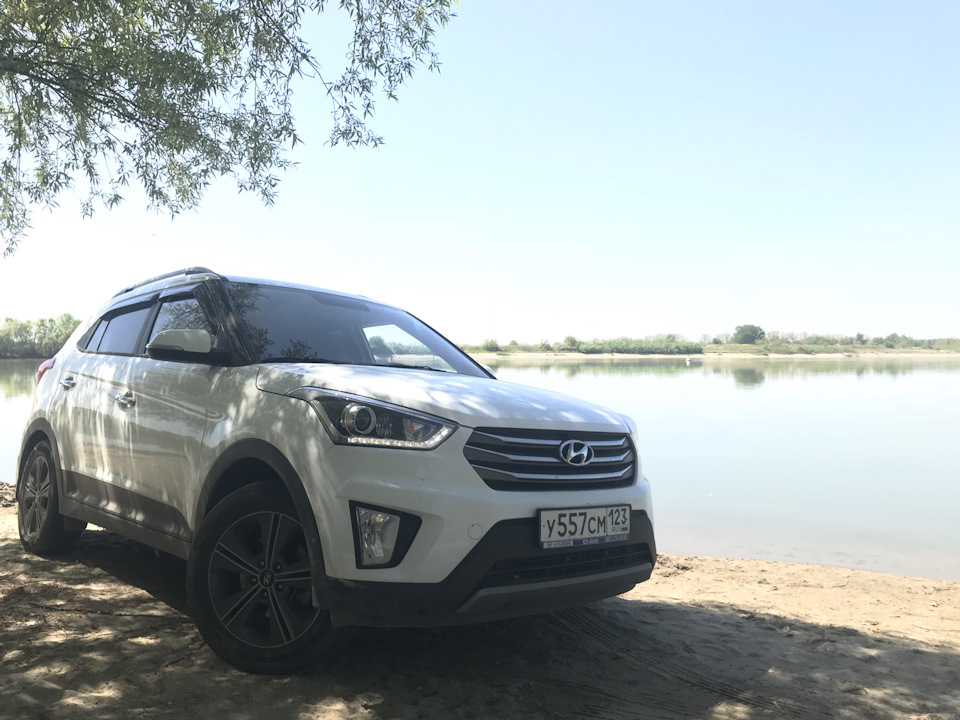 Покатушка по песчаному берегу — Hyundai Creta (1G), 2 л., 2016 года ...