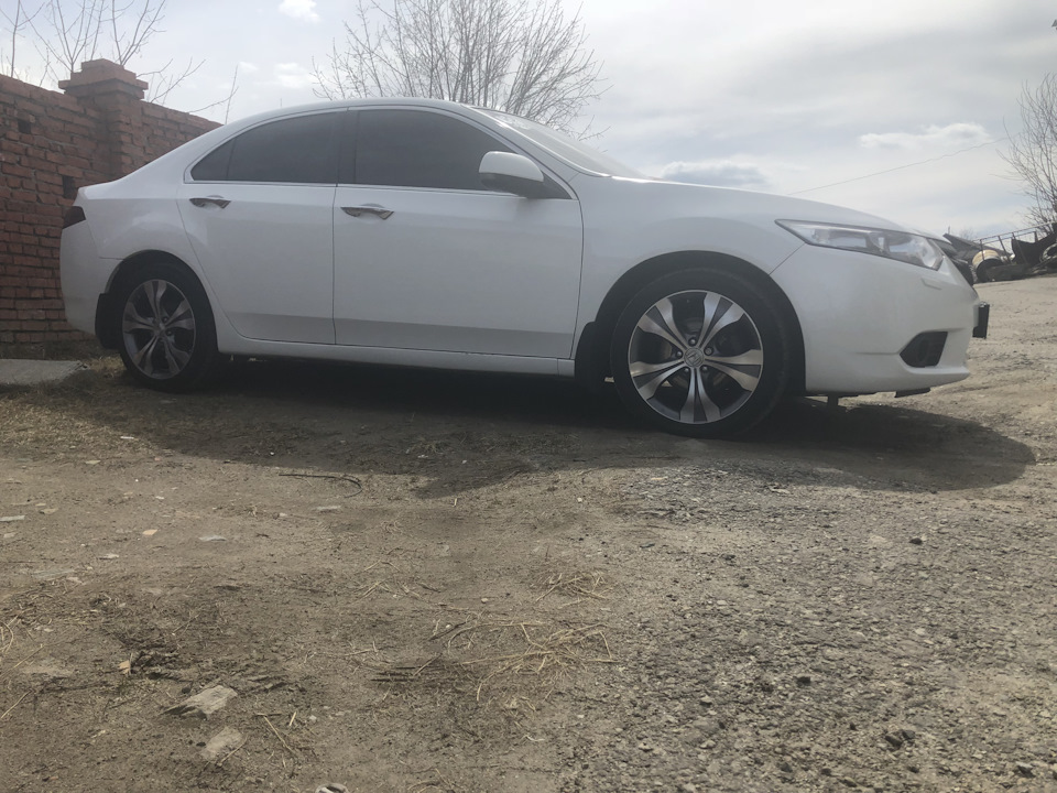 Увеличил клиренс, на 20 мм! — Honda Accord (8G), 2 л, 2012 года | шины ...
