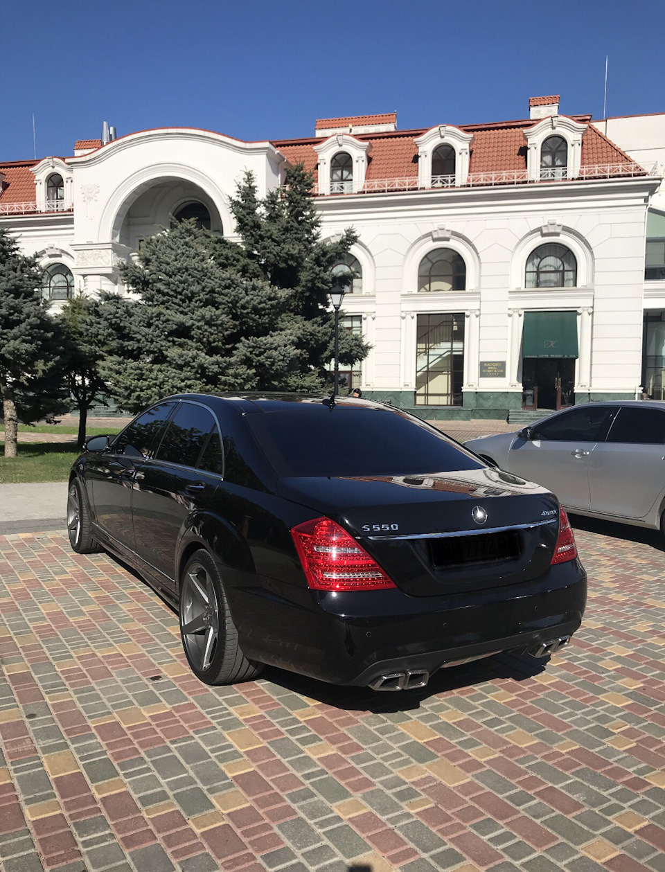 Разноширокие диски 4matic! — Mercedes-Benz S-Class (W221), 5,5 л, 2008 года  | шины | DRIVE2