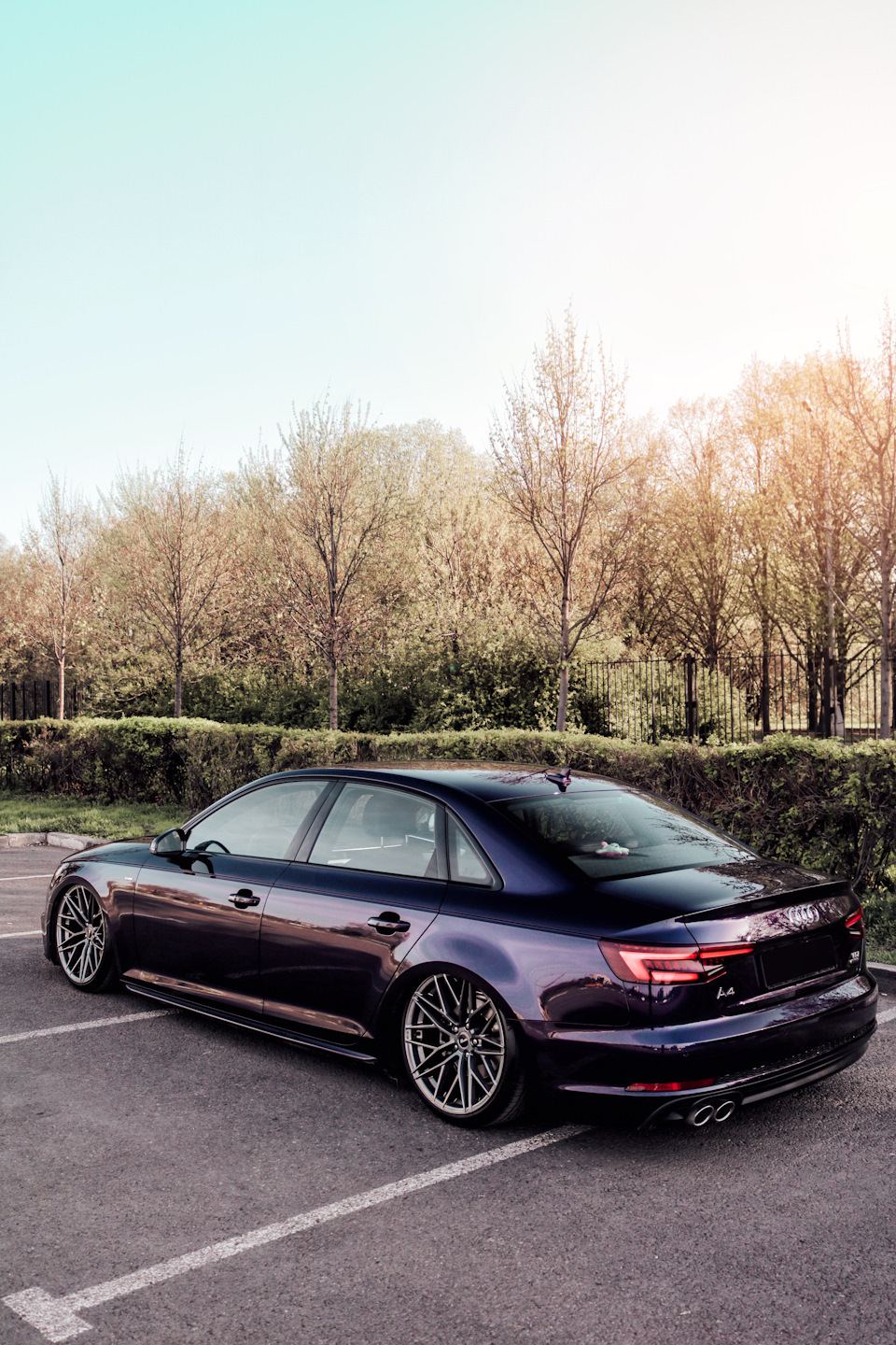 Несколько фотографий на промежуточном сетапе — Audi A4 (B9), 2 л, 2017 ...