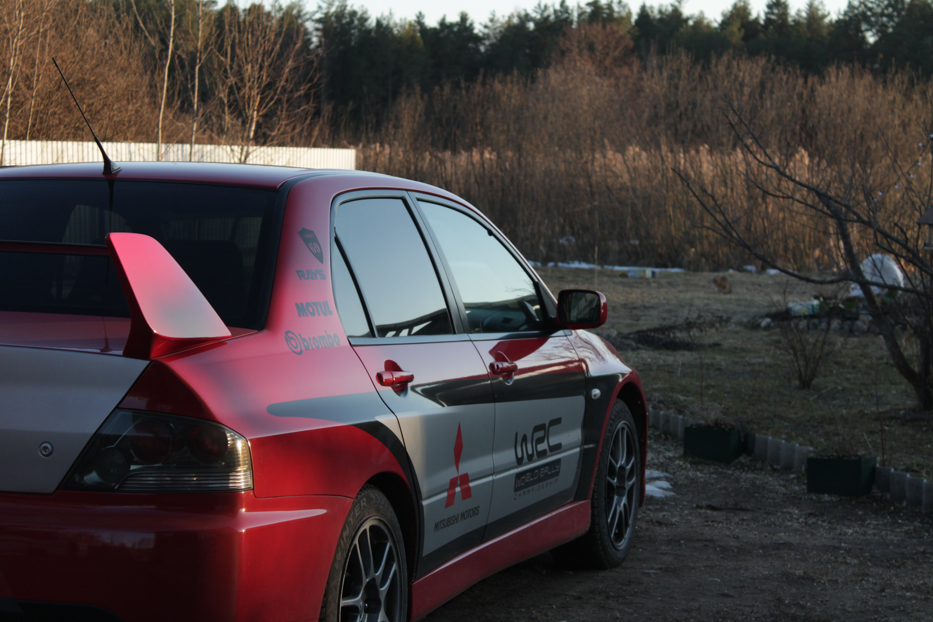 Lancer 9 Evolution Sunset