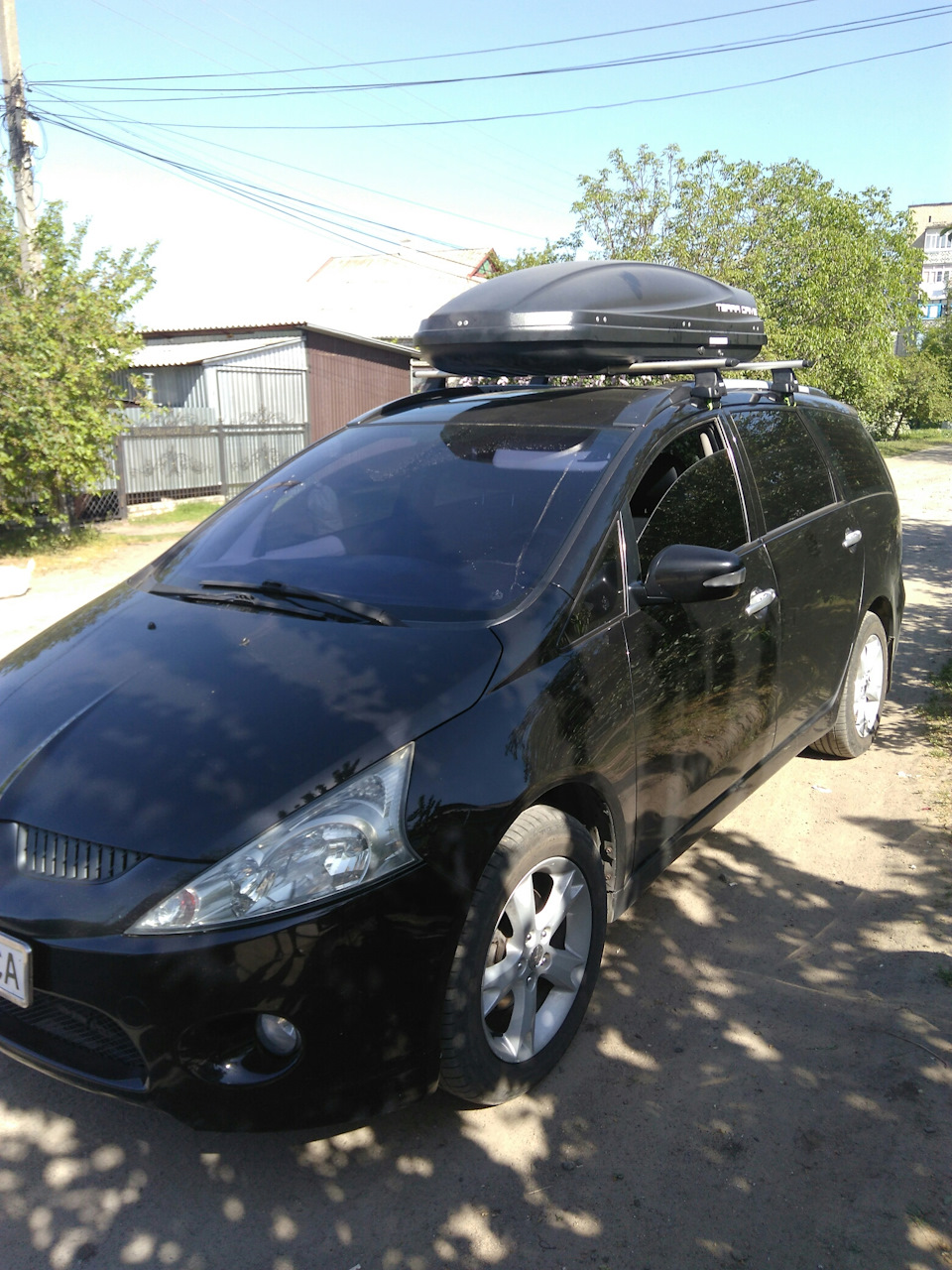 Рейлинги и бокс — Mitsubishi Grandis, 2,4 л, 2008 года | аксессуары ...