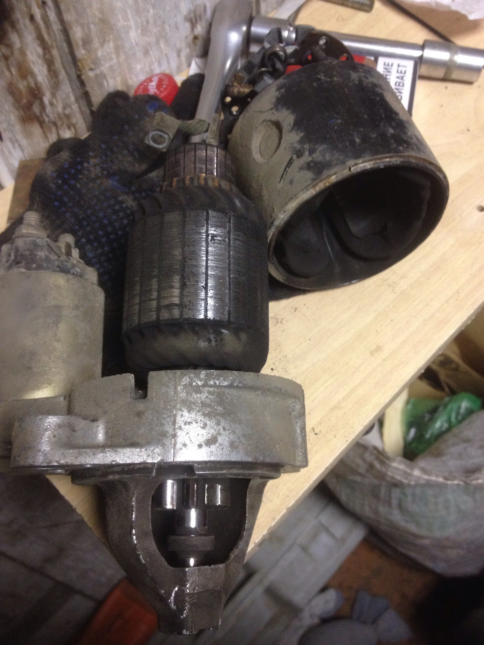 Оживляем стартер, которому 21-ый год пошел. — Mitsubishi Space Runner ...