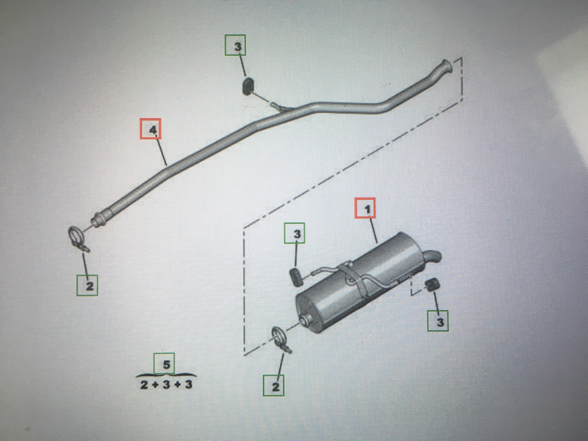 Схема выхлопной системы пежо 206