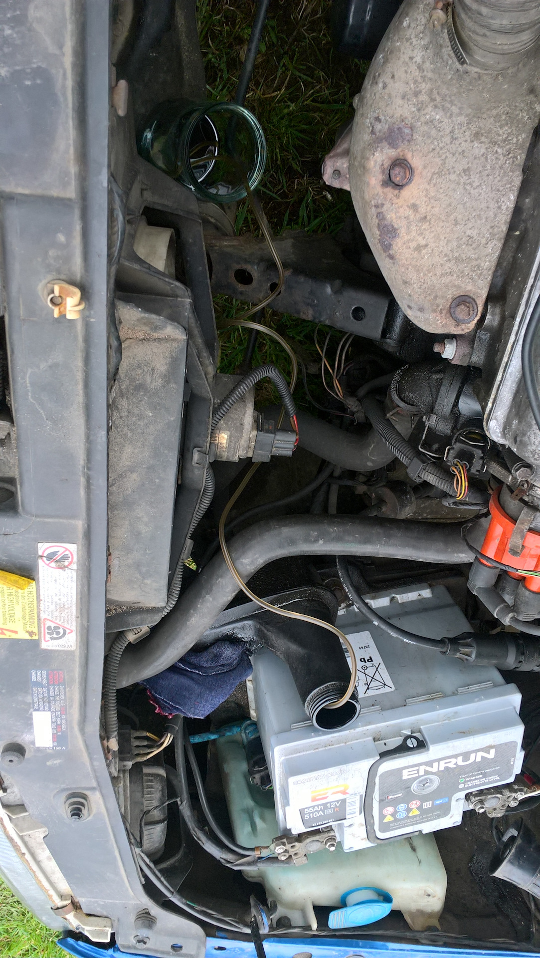 #3. замена бачка гидроусилителя, и жидкости. — Volkswagen Golf Mk3, 1,4 ...