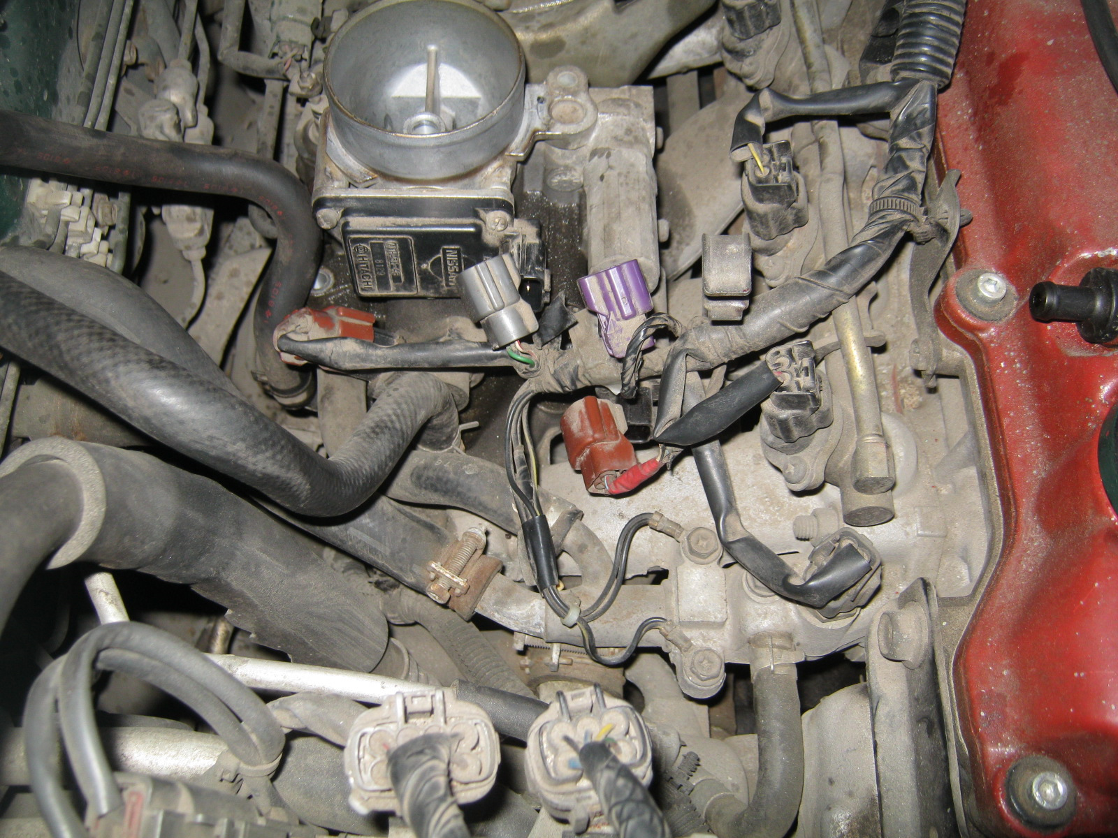 Чистка дроссельной заслонки на Nissan Almera N16 - Nissan Almera II (N16), 1,8 л