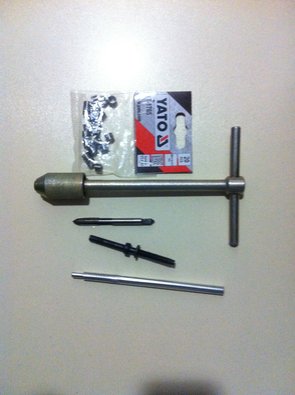 Восстановление резьбы постелей распредвала — Toyota Starlet (70), 1,3 л ...