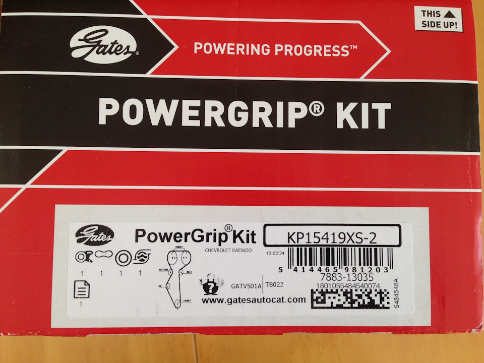 GATES Комплект ремня ГРМ + помпа KP15419XS-2 — DRIVE2