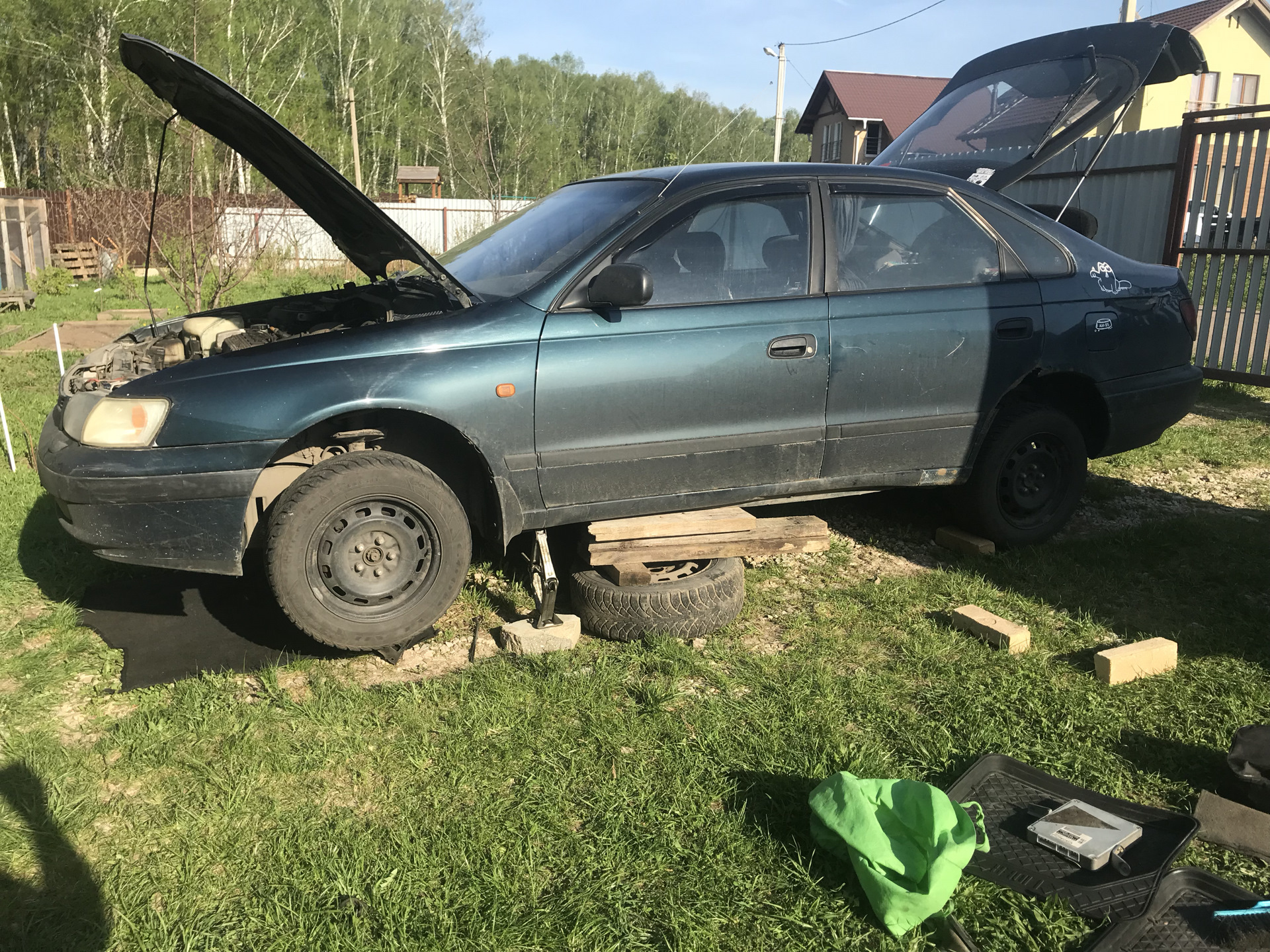 Заводиться и глохнет — Toyota Carina E, 1,6 л, 1993 года | своими руками |  DRIVE2