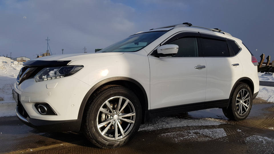 Диски на х трейл фото Примерка новых дисков - Nissan X-Trail III (t32), 2,5 л, 2017 года колёсные диск