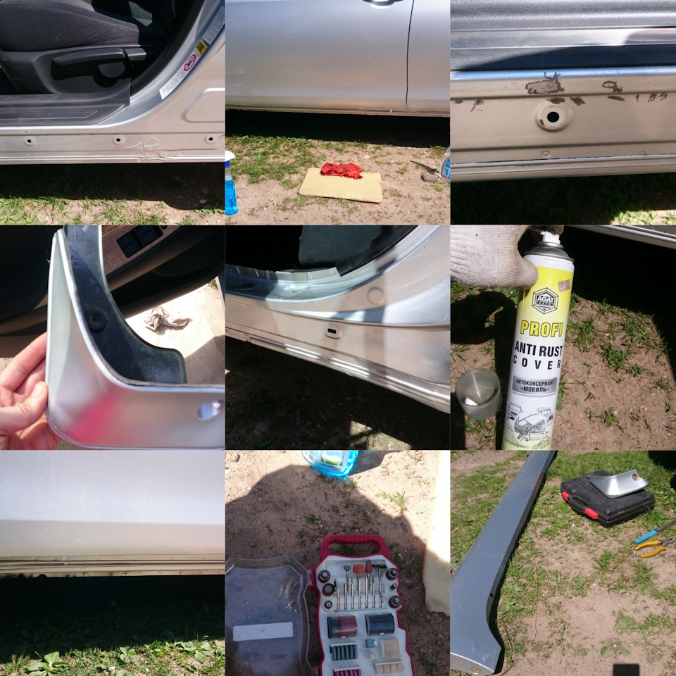 Как снять накладки порогов камри 40 Порог - Toyota Camry (XV40), 2,4 л, 2007 года кузовной ремонт DRIVE2