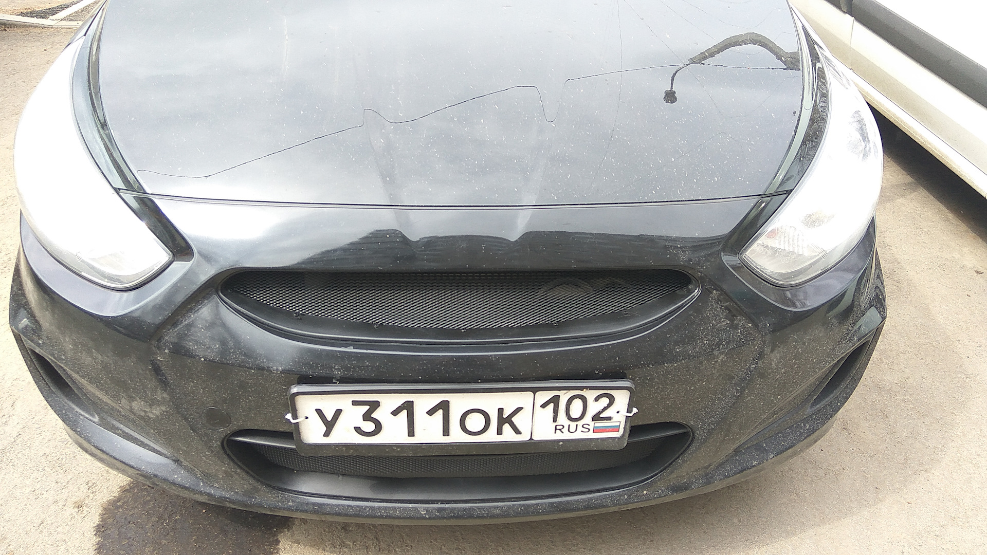 Как снять решетку hyundai solaris 1 замена решеток радиатора - Hyundai Solaris Hatchback, 1,6 л, 2012 года тюнинг DR