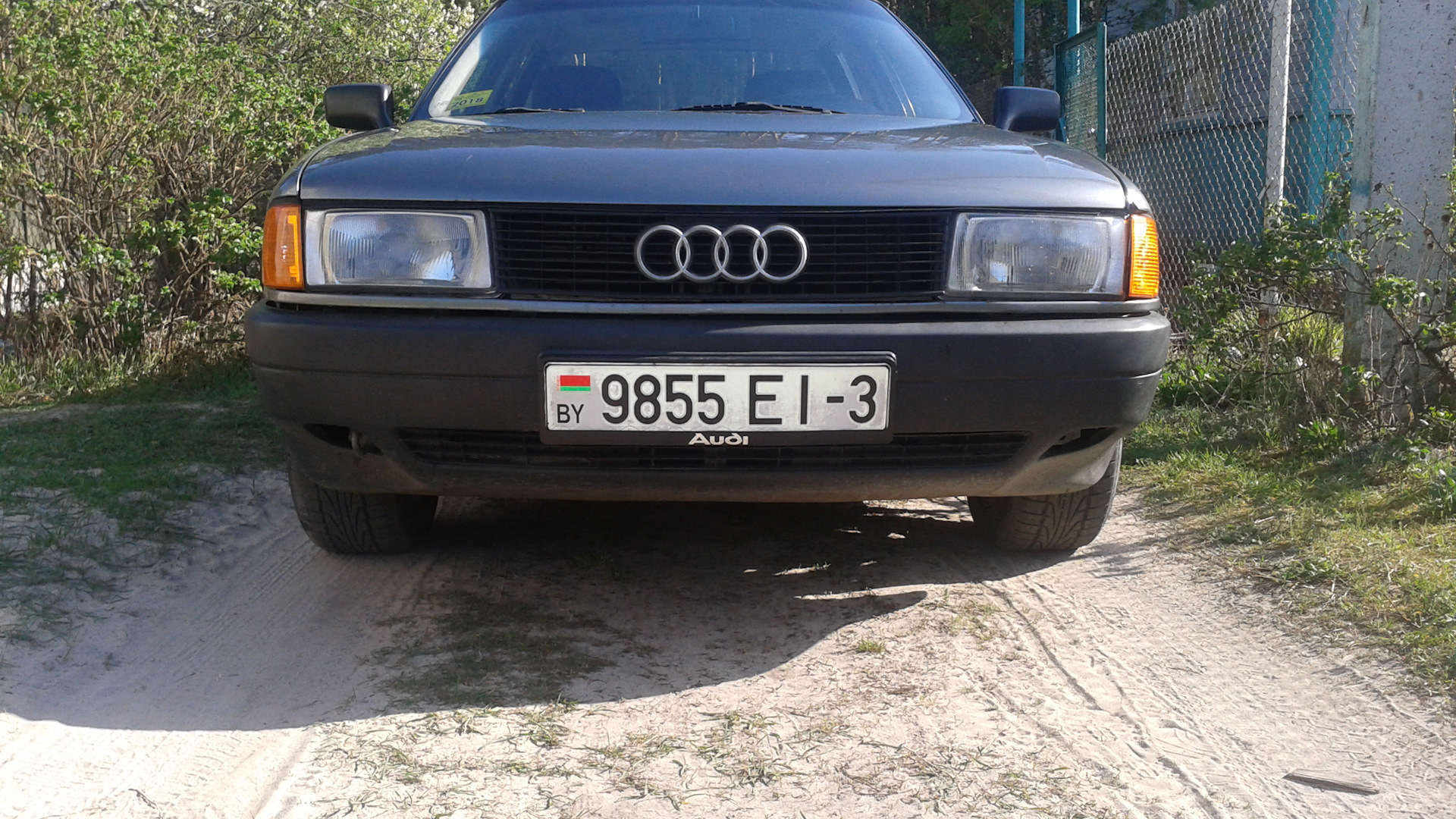 Audi 80 (B3) 1.8 бензиновый 1991 | Серый перламутр на DRIVE2