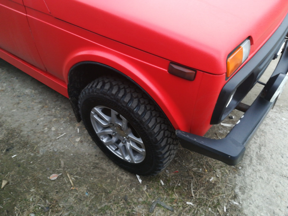 Колёса на лето — Lada 4x4 3D, 1,7 л, 1997 года | шины | DRIVE2