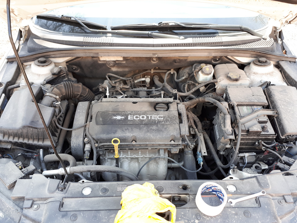 Вот так засрался двигатель за 2 года — Chevrolet Cruze (1G)