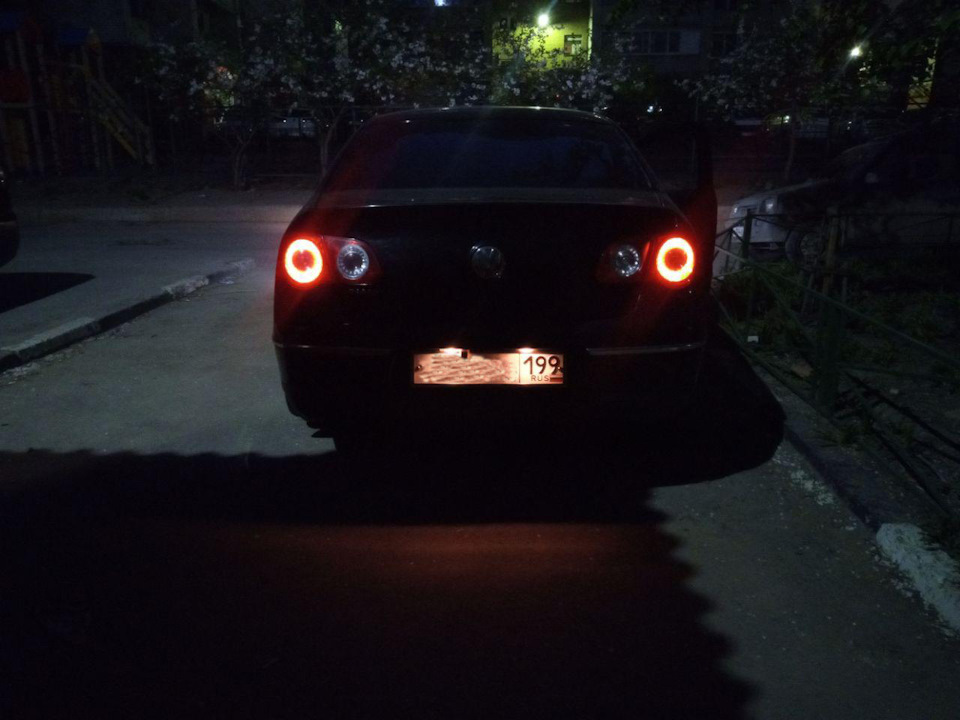 ДХО через габариты (габариты как ходовые огни). — Volkswagen Passat B6 ...
