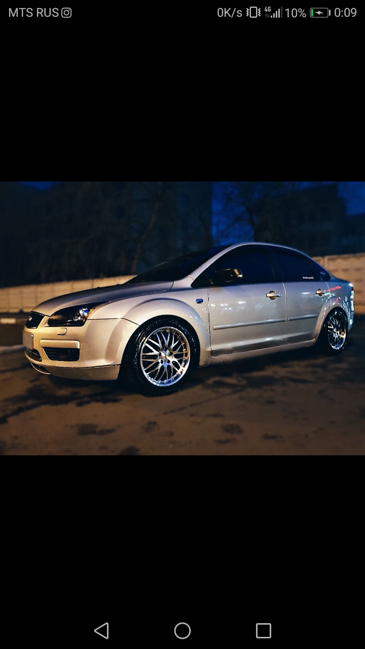 Временный пост про занижение — Ford Focus II Sedan, 1,6 л, 2007 года ...