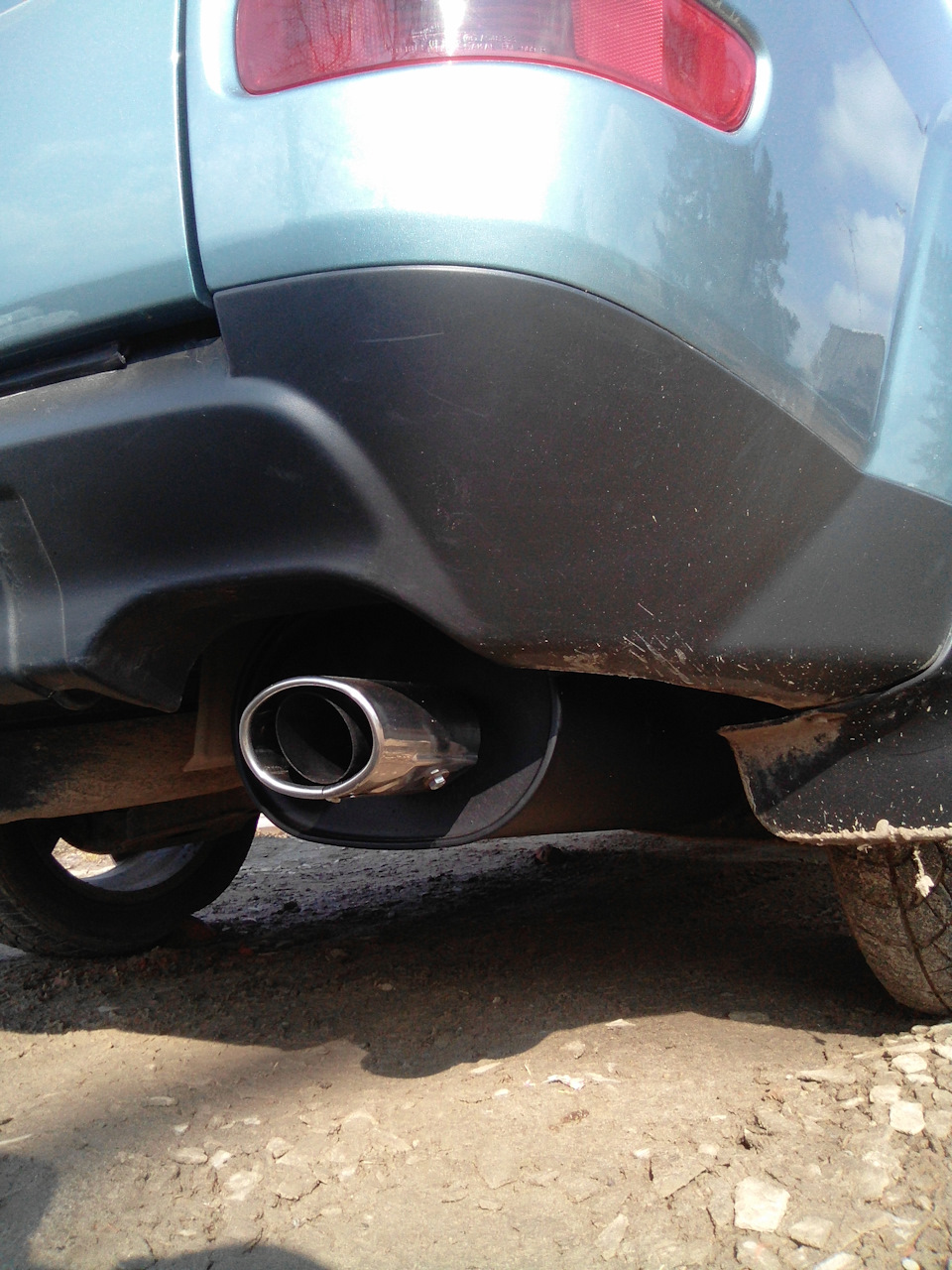 Покраска глушителя — Mitsubishi Outlander XL, 2,4 л, 2008 года | своими ...